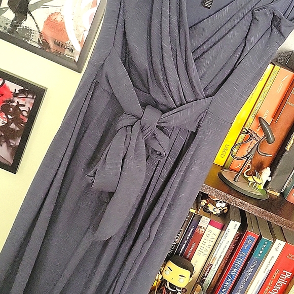 WHBM Mini Sandal Dress, Size 2, Slate Blue - Picture 2 of 5